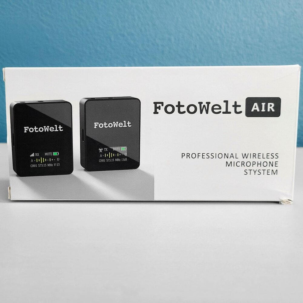 FotoWelt AIR ~ Wireless Microphone System ~ NWOT ~ Excellent